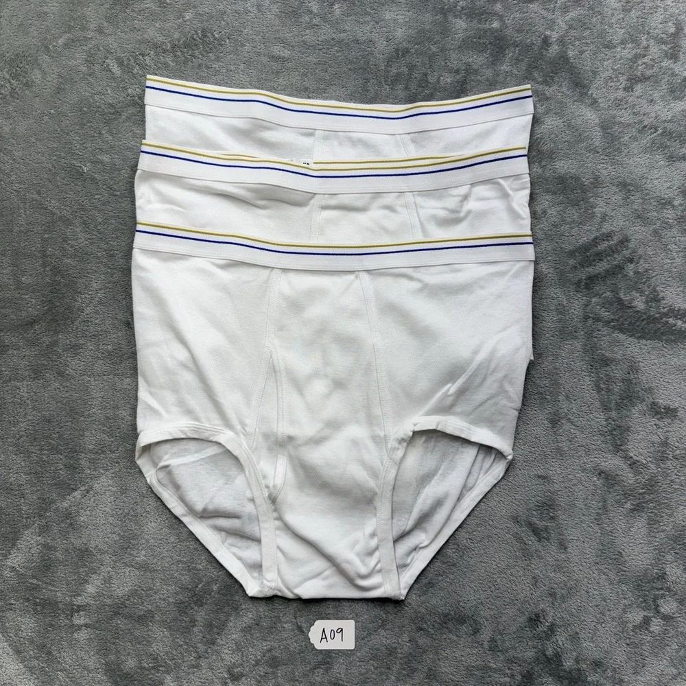 Vintage JCPenney Towncraft 3 Full-cut Men's Briefs Size 42 White NEW Underwear